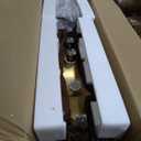 HSYLYPA LED 5-in-1 Shower Panel Tower System,Brushed Gold