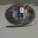 Art3d 25 FtPeel and Stick Trim for Backsplash Tile Edge, Self-Adhesive Liner for Corner Decor in Black