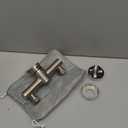 HONGBEC Shower Faucet Valve Diverter - G1/2" Brushed Nickel Stainless Steel Bathroom Mixing Valve, Wall Mounted Bathtub Shower Bidet Faucet Valve for Indoor and Outdoor Use