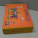 Gemmicc Magnetic Tiles, Deluxe 136 PCS Building Blocks Magnet Toys for Kids,3D Magnet Puzzles Stacking Blocks for Boys Girls,Huge Set with 2 Cars