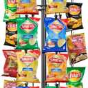 BBTO 61'' H Potato Chip Rack Display Stand Chip Strip Rack Potato Chips Display with 72 Clips for Store Supplies Candy Merchandise Stand Snack Black