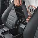 AOMSAZTO Armrest Covers for Honda Civic 2006-2011 Black