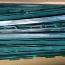 Houseables Electric Fence Posts, Step In Fence Post, Electric Fencing, Garden Stakes, Garden Poles, Kit For Wire Fencing, Deer, Livestock, Temporary, Fiberglass, Plastic, Green, Ground Rod, 4FT, 25 PK