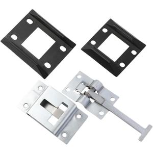 2sets Replacement Trailer Door Latch Rv Door Hook Latches Zinc Coating for Secure Closure