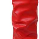 Synchoiss Womens Knee High Boots Wide Calf Chunky High Heel Boots Fashion Fold Over Boot Pointed Toe Winter Fall Tall Boots for Women Pull on Trendy (6)