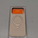 TORRAS Ostand Q3 Silicone for iPhone 17 Pro Max Case, Fit for MagSafe, 360 Spin Kickstand Holder, Soft Liquid Silicone Cozy Grip, Camera Control, Protective Case for iPhone 17 Pro Max, Dune Beige