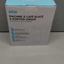 Mini Hot and Iced Coffee Maker Single Serve, for K Cup and Ground, 6 to 14 Oz Brew Sizes, with Recipe Book, for Home, Travel, RV, Office and Dorm, Classic Black (2.0 Version)