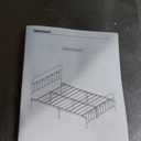 Yaheetech Full Size Metal Bed Frames with Vintage Headboard and Footboard, Farmhouse Metal Platform Bed, Heavy Duty Steel Slat Support, Ample Under-Bed Storage, No Box Spring Needed, Antique Gold