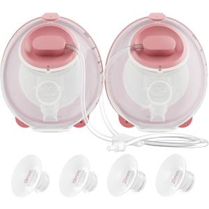Momcozy Milk Collection Cups Only for Momcozy V1 Pro/V2 Pro, 2 Pack Full CupSet (Transparent)