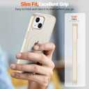 SUPFINE Magnetic for iPhone 14 Case & iPhone 13 Case (Compatible with MagSafe)(Military Grade Drop Protection) Slim Translucent Matte Shockproof Phone Cover,Antique White