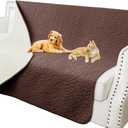 Waterproof Dog Blanket, Washable Anti-Slip Pet Couch Covers for Sofa,Pet Hair Resistant Blankets Bed Chair Furniture Couch Protector for Dogs-68x82,Chocolate