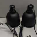 REPTI ZOO Reptile Light Fixture 2 Packs 5.5 Inch Deep Dome Lamp Cap, Optical Reflection Cover for Reptile Glass Terrariums