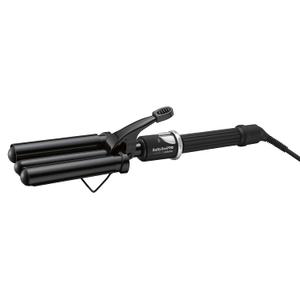 BabylissPRO Porcelain Ceramic Triple Barrel Waver, Black