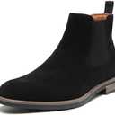 DECARSDZ Men's Chelsea Boots Casual Classic Comfy Slip-On Suede Chukka Mens Ankle Boot 105