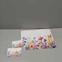 White 12 12.1 13 13.3 14 15 15.4 15.6 in Skin Laptop Sticker Decal, Netbook Skins for Notebook, Universal Vinyl Laptop Decor Cover for Girl Women, Waterproof Art Protector I Colorful Wildflowers