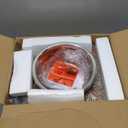 Spacnom Elevated Dog Bowls for Large Dogs, Raised Dog Bowl Stand with Two XLarge Stainless Steel Bowls for Dogs, 3.5L Capacity, Rustic Walnut