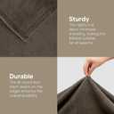 Utopia Bedding Fleece Blanket Queen Size Brown 300GSM Luxury Fuzzy Soft Anti-Static Microfiber Bed Blanket (90x90 Inch)