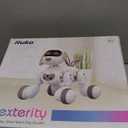 Ruko 18011 Smart Robot Dog, Interactive Puppy with 30 LED Expressions, Programmable Play, 2.4 GHz Remote & Gesture Control, Toy for Kids Age 3+ (White & Gold)