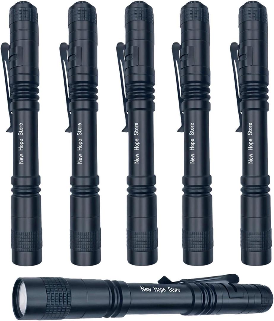 Pen Flashlight, High Lumen LED Mini Pen Light with Clip for Everyday Carry, long