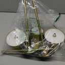 uuffoo 3 Pack Cordless Table Lamp Rechargeable 5000mAH Battery Operated Lights Touch Control LED Portable Desk Lamps 3 Color Dimming for Outdoor Coffee Bedroom Kitchen (Gold)