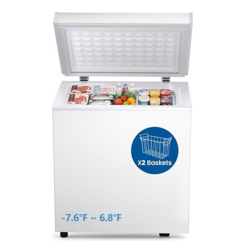 Electactic Compact Chest Freezer 2.0 Cubic Feet, White