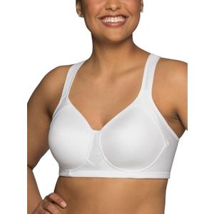 Vanity Fair Women's Medium Impact Sports Bras for Women, Breathable, Moisture Wicking, Padded Cups up to DDD (42C)