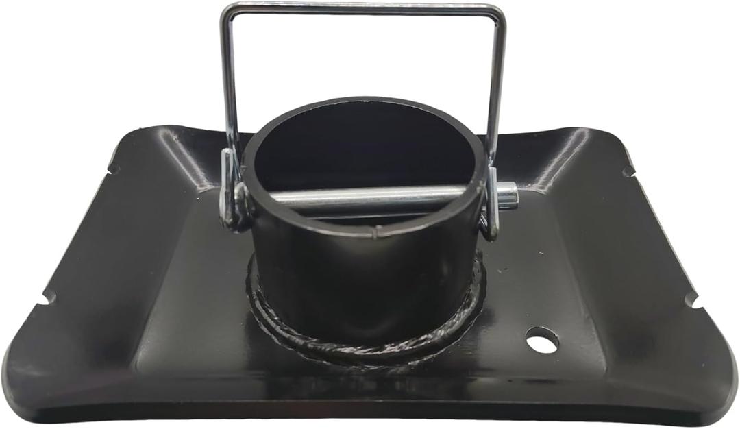 Trailer Jack Foot Plate 5000lbs Capacity with Pin Base for Boat Hitch Camper,A-Frame Boat, RV - Removable Trailer Foot Plate