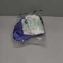 CCINEE Christmas Large Stockings, 6pcs 18 Inches Tall Glitter Silver Snowflake Blue Print with Plush Cuff Classic Stocking Decorations for Xmas Festive Gifts Home Fireplace Decor… 6Pack