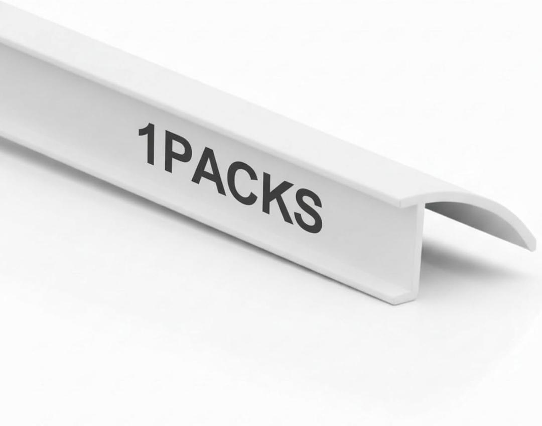 1 Pack 36" Snap in Vinyl Window Glazing Bead, White, 1/2" x 9/32"