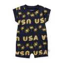 Burt's Bees Baby baby-boys Romper Jumpsuit, 100% Organic Cotton One-piece CoverallBaby and Toddler Layette Set, 12M