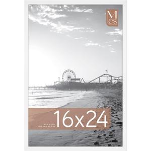 MCS Foundation 16x24 Poster Frame Traditional White, Vertical & Horizontal Wall Hanging Large Picture Frame for Photos, Posters & Art Prints (1-Pack)