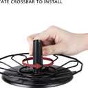 FlagShip K cup Holder Carousel 3 Tier for Keurig Pod Holder Metal DIY Install Small for K-cup Storage Stand 21 K Pod Storage