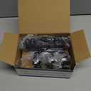 Window Switch Assembly with 3 Single Switches & LED Backlight, Compatible with Toyota Tundra/Sequoia 2007-2021 Models (Driver Side + Passenger/Rear Doors) (Four-Door one-Button swifch, Ice Blue)