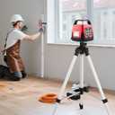 VEVOR Rotary Laser Level Kit, 2000ft 360-Degree Self Leveling Green Horizontal Laser Transit,with Tripod,Receiver,Remote Control, Scale, Toolcase, IP66 Rating Waterproof, 0.80in/100ft for Construction