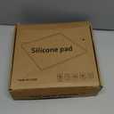 Washing Machine Drain Pan Silicone mat,Large 53.5" X 26.8" Non-Slip Waterproof Washer Drip Tray,Raised Edge Drip Mat for Under Dryer or Washer, Anti-Vibration,Floor Leak Protector for Laundry Room