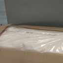 Amazon Basics Sturdy Smart Box Spring Bed Base, 5-Inch Height Mattress Foundation, Strong Support for All Mattress Types, Tool-Free Easy Assembly, Twin, 74" x 38" x 5", White