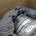 2 Pack 76 x 22 x 4.7" Waterproof Chaise Lounge Chair Cushion Outdoor Gray