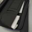 Car Seat Gap Filler with Cup Holder 2 Pack Leather Car Seat Organizer and Storage Automotive Accessories - Front Seats Adjustable Gap Filler with Pockets for Cards, Phones,tumblers, Keys (Black with Cup)