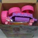 Hoopi Extreme Bubbles Lawn Mower for Toddlers, Spill-Proof Kids Bubble Machine with Lights for 2-Year-Old Girl Birthday Gift, Easter Gifts for Toddlers, Bubble Blowing Push Outdoor Toy with 3 Bottles