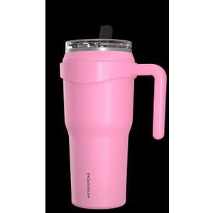 Hydrapeak Roadster 40oz Stainless Steel Tumbler Double Wall Vacuum Insulated Water Bottle With Handle And 2 in 1 Straw Lid (Aqua)