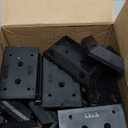 Eapele 30PCS Deck Railing Bracket Connectors for 2x4 Railing Wood Post, Railing Post Brackets with 180PCS Coated Iron Screws for Deck Rails Fence Handrail Wooden Stair Connection