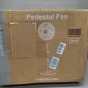 OLIXIS 17" Standing Fan with Remote, Oscillating Pedestal Fans for Bedroom w/ 15H Timer, Stand Up Fan w/ 3 Speed & 3 Wind Modes, Adjustable Height & Tilt Head