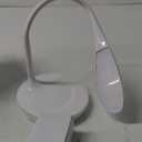 Bostitch Office KT-VLED1502-WHITE Gooseneck LED Desk Lamp with USB Charging Port, Dimmable, White
