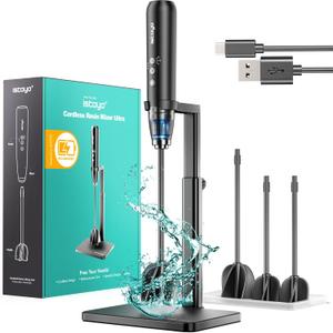ISTOYO Rechargeable Resin Mixer Ultra, Upgraded 3 Speeds Control Epoxy Mixer with AI Mode, Epoxy Resin Mixer, Resin Stirrer for Resin Molds, DIY Crafts, 4 Included Paddles