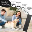 Medipaq Greatideas Non-Slip Mat and Rug Grippers - Stop Your Mats and Rugs from Slipping and Sliding! Black 4X Pack