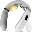 HAPIPET Neck Massager with Heat, Neck Massager for Pain Relief Deep Tissue, Multiple Mode Adjustment, Portable for Home & Travel, White