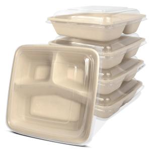 bloomoon 8x8 inch Disposable Food Containers 50 Pack