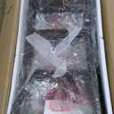 5-Piece Dining Table Set with 4 Chairs, Mid Century Modern Kitchen Table and Chairs Set with Rubberwood Legs & PU Cushion, Compact Space-Saving Dining Room Furniture for Small Spaces, Brown