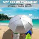 54/62/68/72 Inch Large Golf Umbrella Windproof Auto Open for Rain