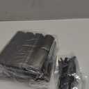 40 Pieces Sponge Hair Rollers Satin Rollers Silk Foam Rollers Women Hair Curlers with Duck Teeth Clips for Hairdressing Styling(Multi-size,Black)